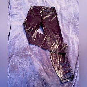 Lululemon Align shiny *Foil* leggings size 6
